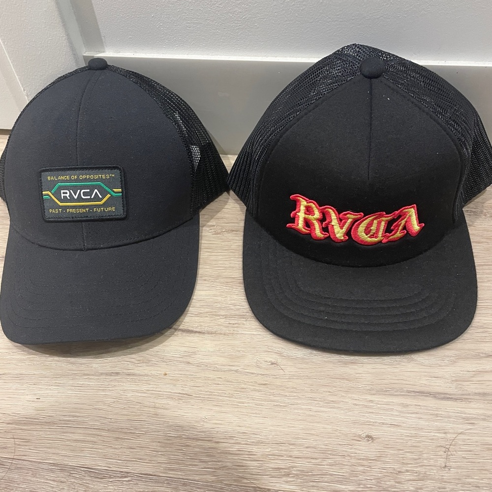Brand new never worn RVCA trucker bundle